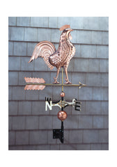 Whitehall Copper Rooster 46" Weathervane