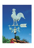 Whitehall Copper Rooster Weathervane in Verdigris patina Finish