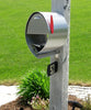 Spira Stainless Steel Post Mount Mailbox Large